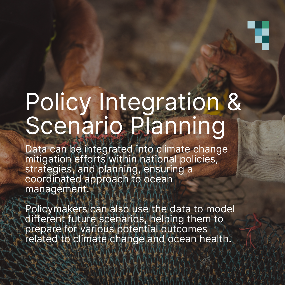 Ocean Accounts use-Policy integration and scenario planning