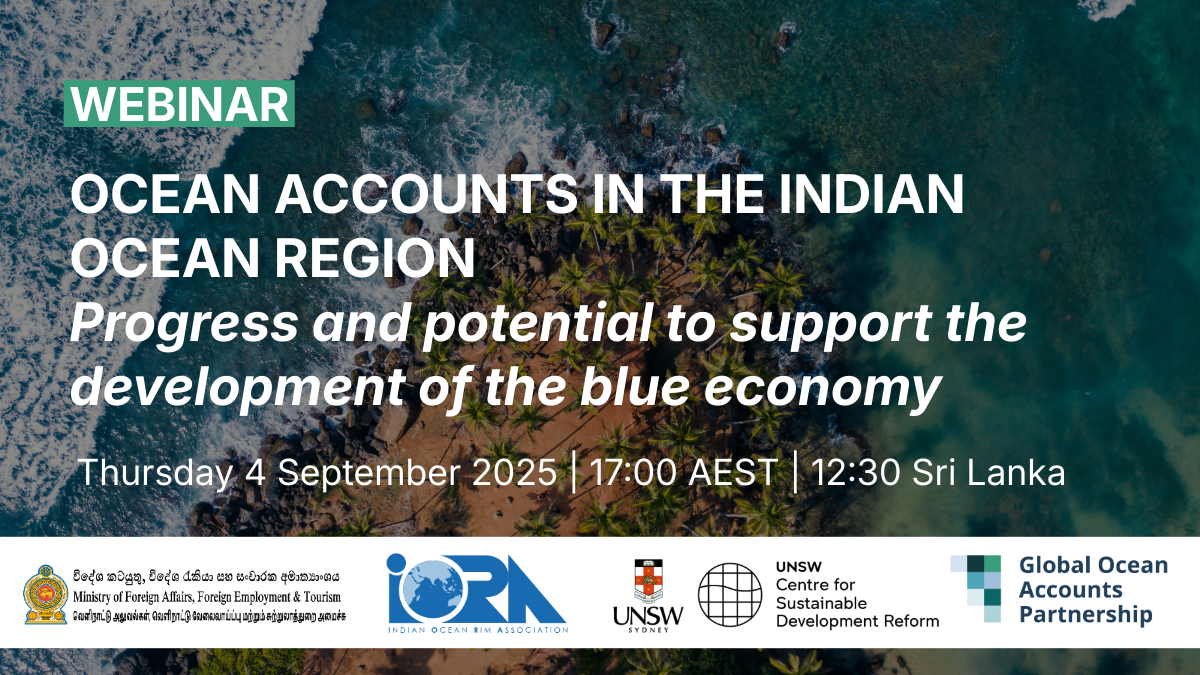 Webinar. Ocean Accounts in the Indian Ocean Region